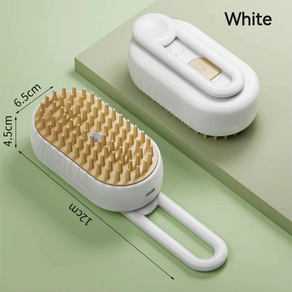 3-In-1 Dog Hair Brush Cat Hair Brush Electric Pet Cleaning Brush Steam Spray Brush Massage Hair Removal Comb anti Flying Brush